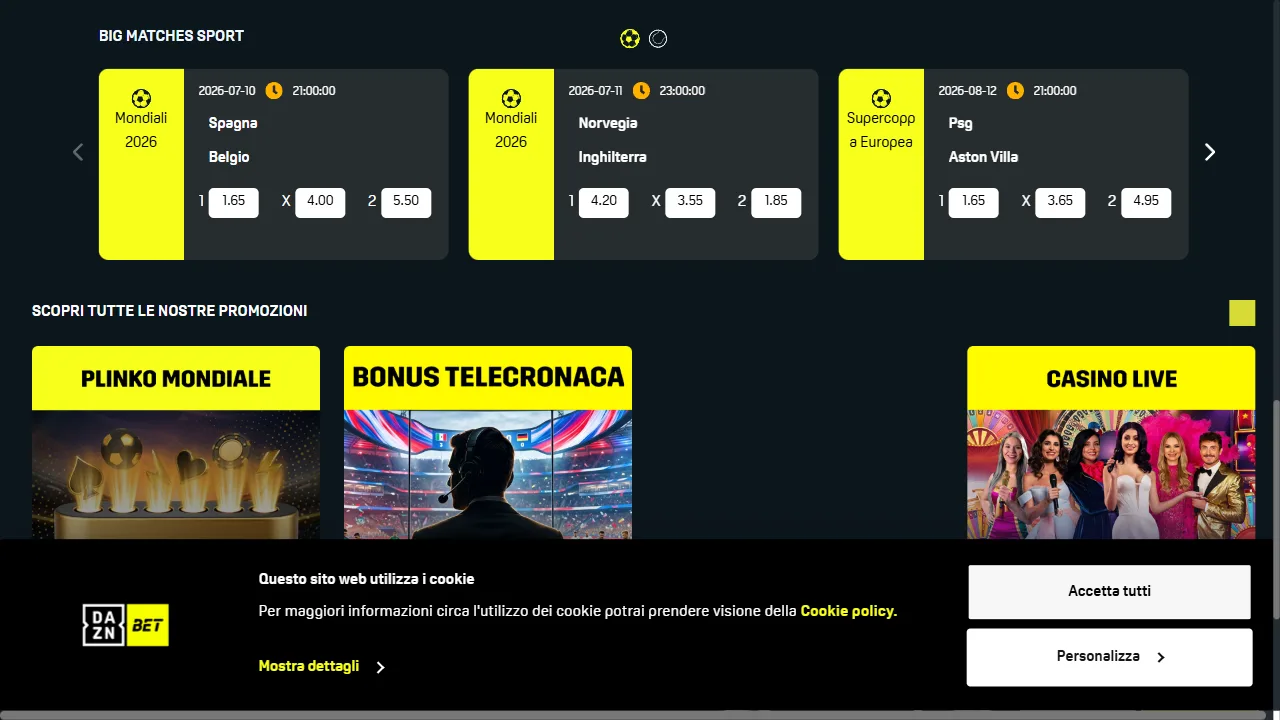 Captura 3 de DAZN Bet