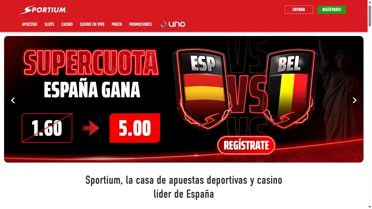 Captura 1 de Sportium